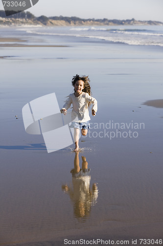 Image of Girl at Beach