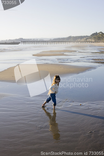 Image of Girl at Beach