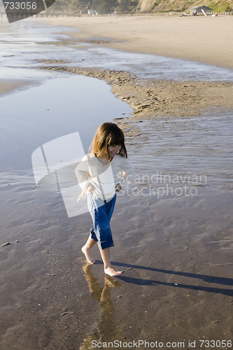 Image of Girl at Beach