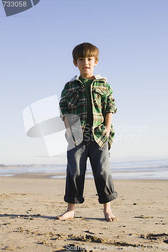 Image of Boy At Beach