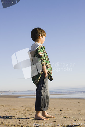 Image of Boy At Beach