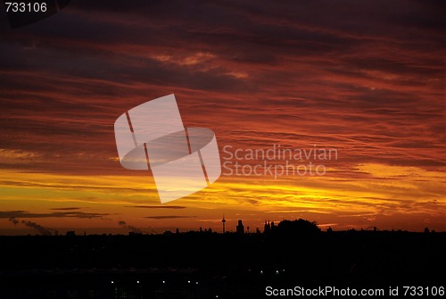 Image of Sunset in Cologne