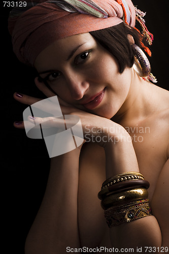 Image of attractive asian woman