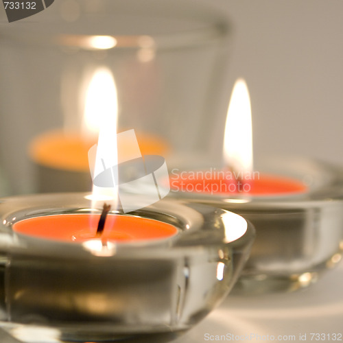 Image of three candles flaming