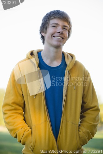 Image of Teen Boy In Park