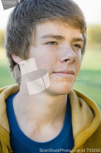 Image of Teen Boy In Park