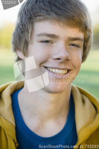 Image of Teen Boy In Park