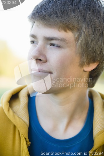 Image of Teen Boy In Park