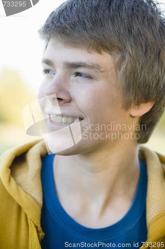 Image of Teen Boy In Park