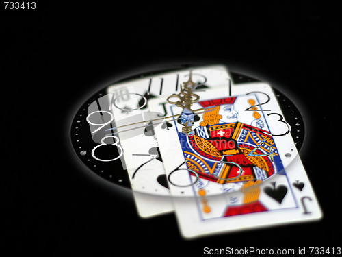 Image of time and poker