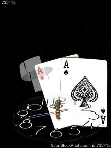 Image of time and poker