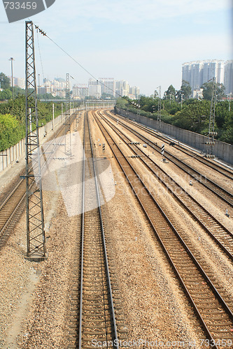 Image of railway in guangzhou