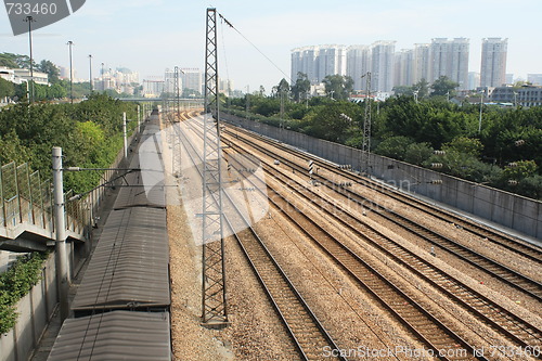 Image of railway in guangzhou