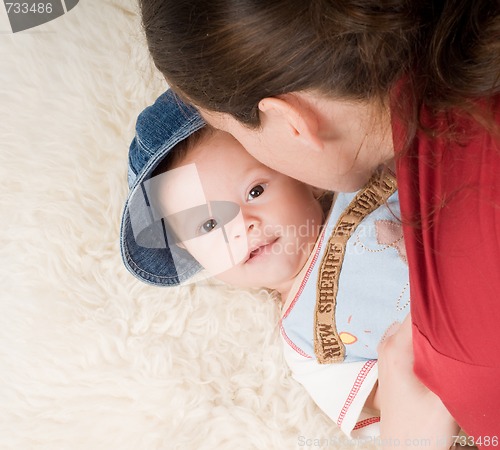 Image of Trendy newborn boy
