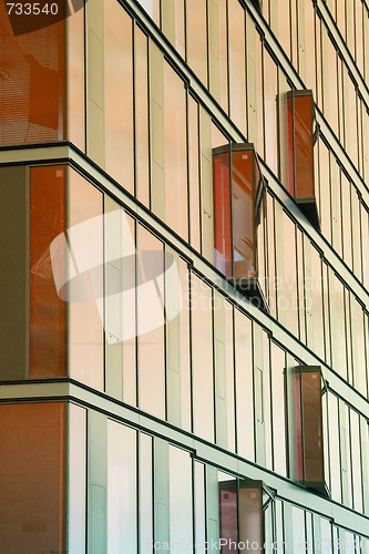 Image of close up of office building