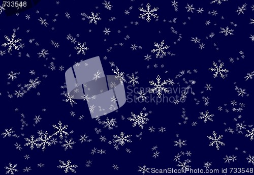 Image of snowflake background