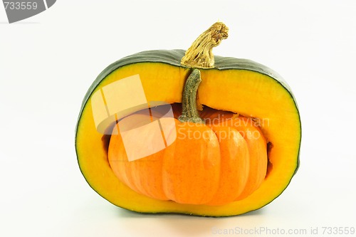 Image of Pumpkin stuffed. 