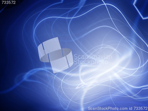 Image of Abstract blue vortex background