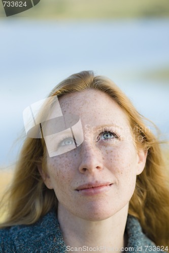 Image of Woman Outdoors