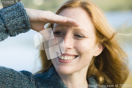 Image of Woman Outdoors