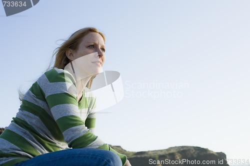 Image of Woman Outdoors