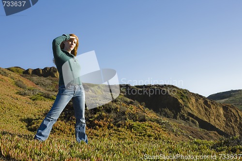 Image of Woman Outdoors