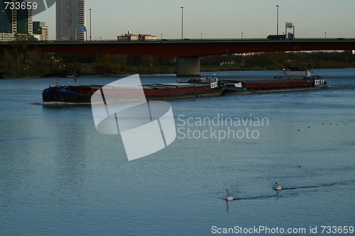 Image of Boat on Danube