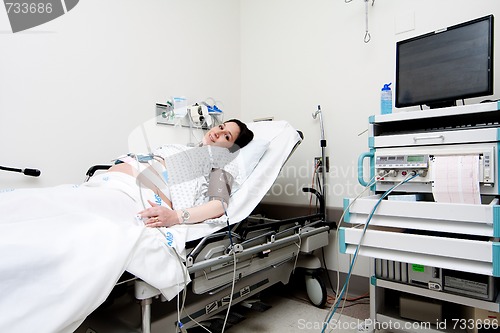 Image of Pregnant woman in triage test