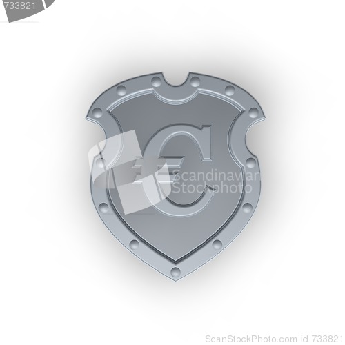 Image of shield with euro sign