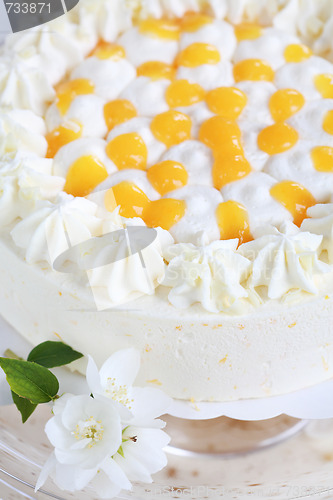 Image of Yogurt cake with oranges