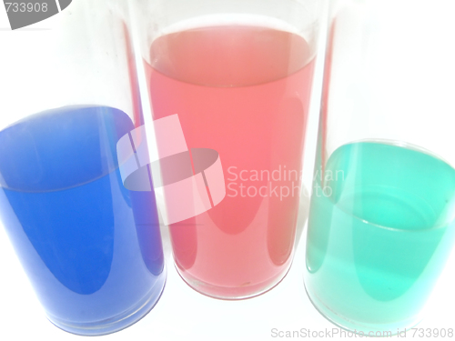 Image of multicolored drinks