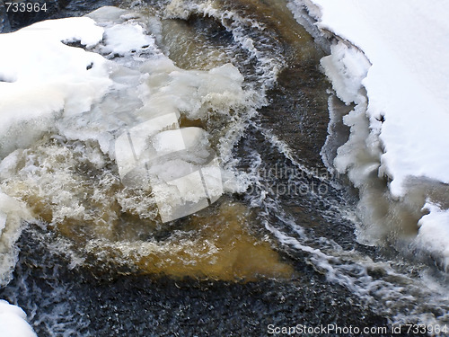 Image of Waves in snow