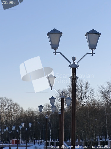 Image of Row of lanterns