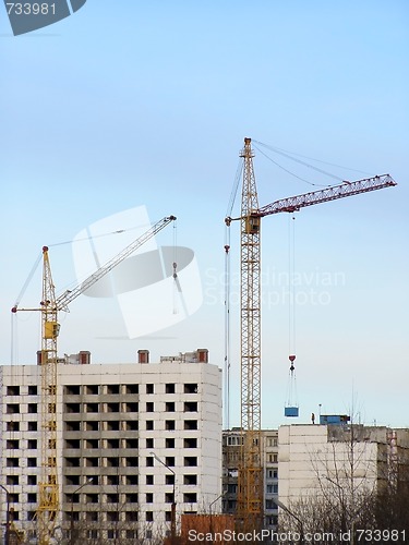 Image of Buildings and cranes