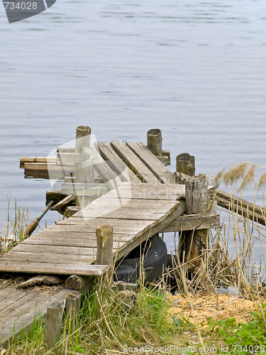 Image of lake planked footway