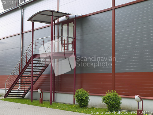 Image of Modern building stairs 