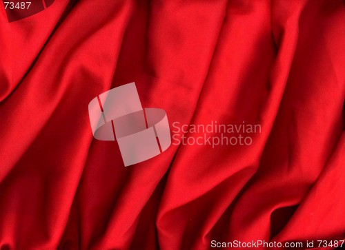 Image of Red silk