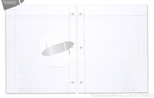 Image of Spiral School Notebook With Lined Paper