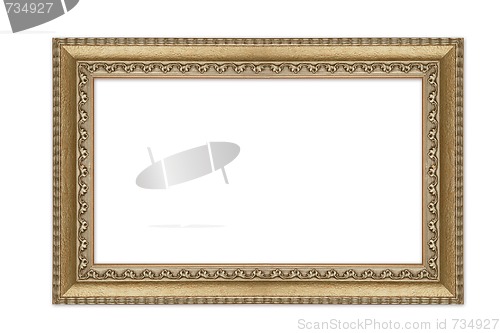 Image of Decorative Large Empty Gold Frame