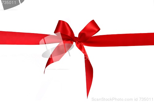 Image of Red Gift Ribbon Bow