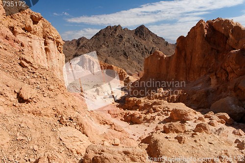 Image of Gorge in the rocky desert