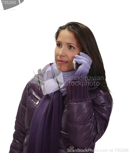 Image of Woman on the phone