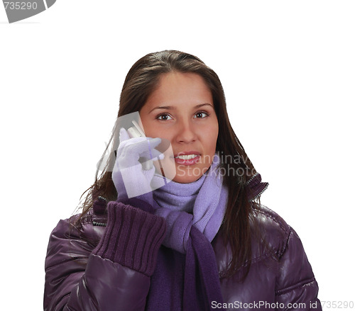 Image of Woman on the phone
