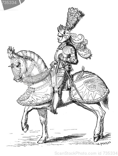 Image of Knight in armour