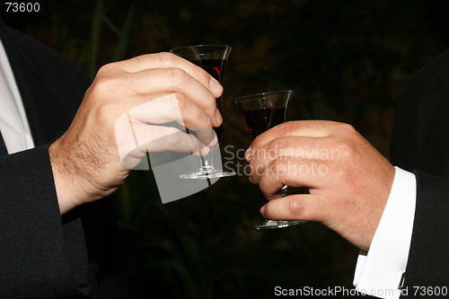 Image of Toasting with sherry
