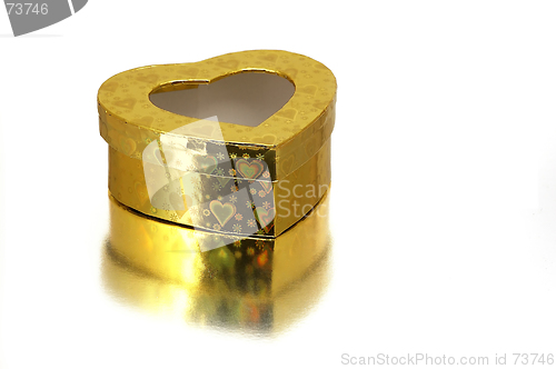 Image of A heart-shaped box