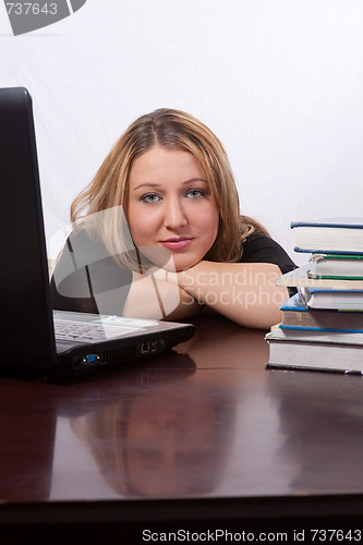 Image of Student at desk