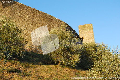 Image of City walls of Monteriggioni