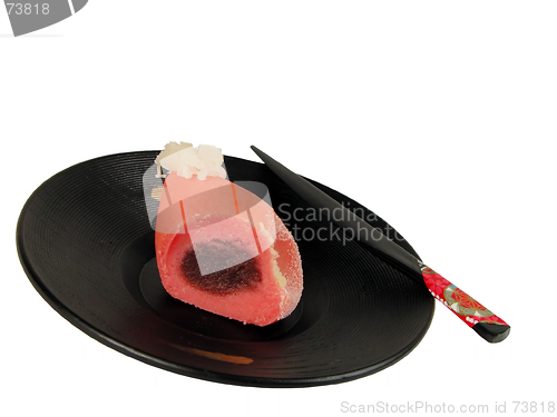 Image of JJapanese cake on a plate