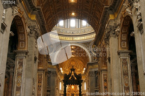 Image of St. Peter's Basilica in Vatican (Basilica Papale di San Pietro)